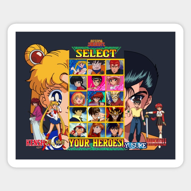 Select 90s Heroes Sticker by Batang 90s Art